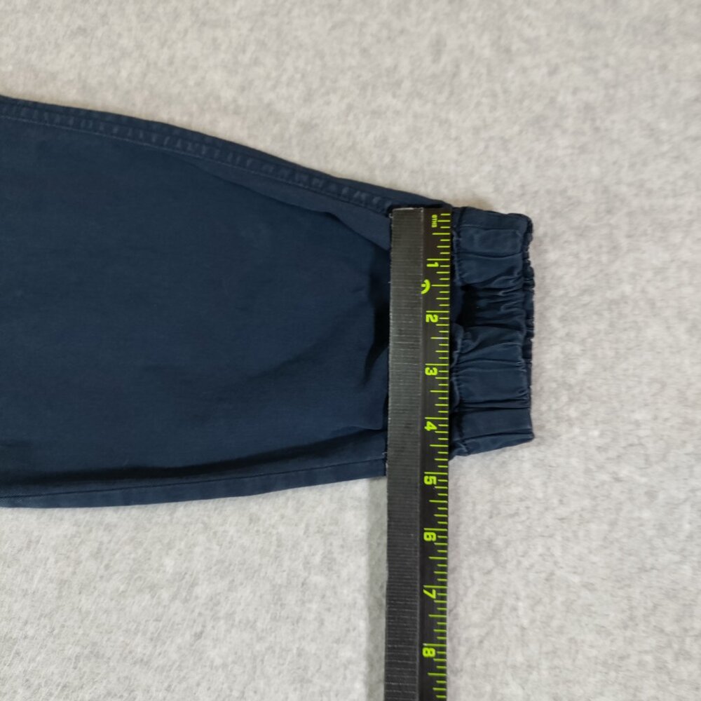 Bearbottom Jogger Pants Mens L Navy Blue Cotton Stretch Elastic Waist Cuffed Hem - Picture 8 of 8